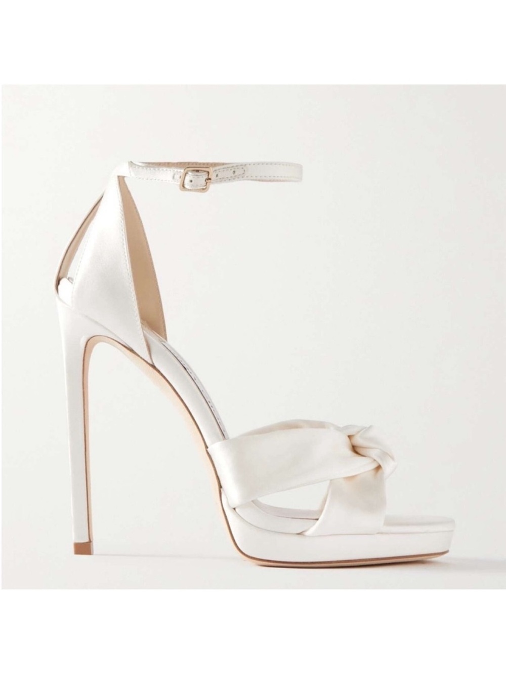 JIMMY CHOO Rosie 120 Satin Heels - Picture 4 of 11